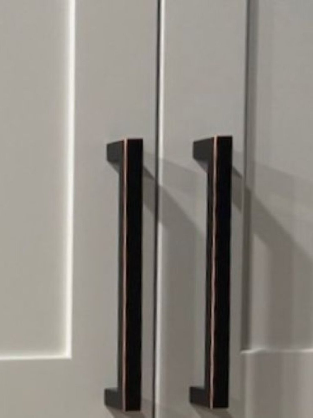 7 Aibeli Oil Rubbed Bronze Square Shaped Cabinet Drawer Handles Pulls 6.3 In New
